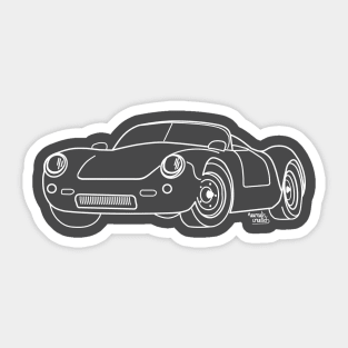 Porsche 550 Spyder Sticker